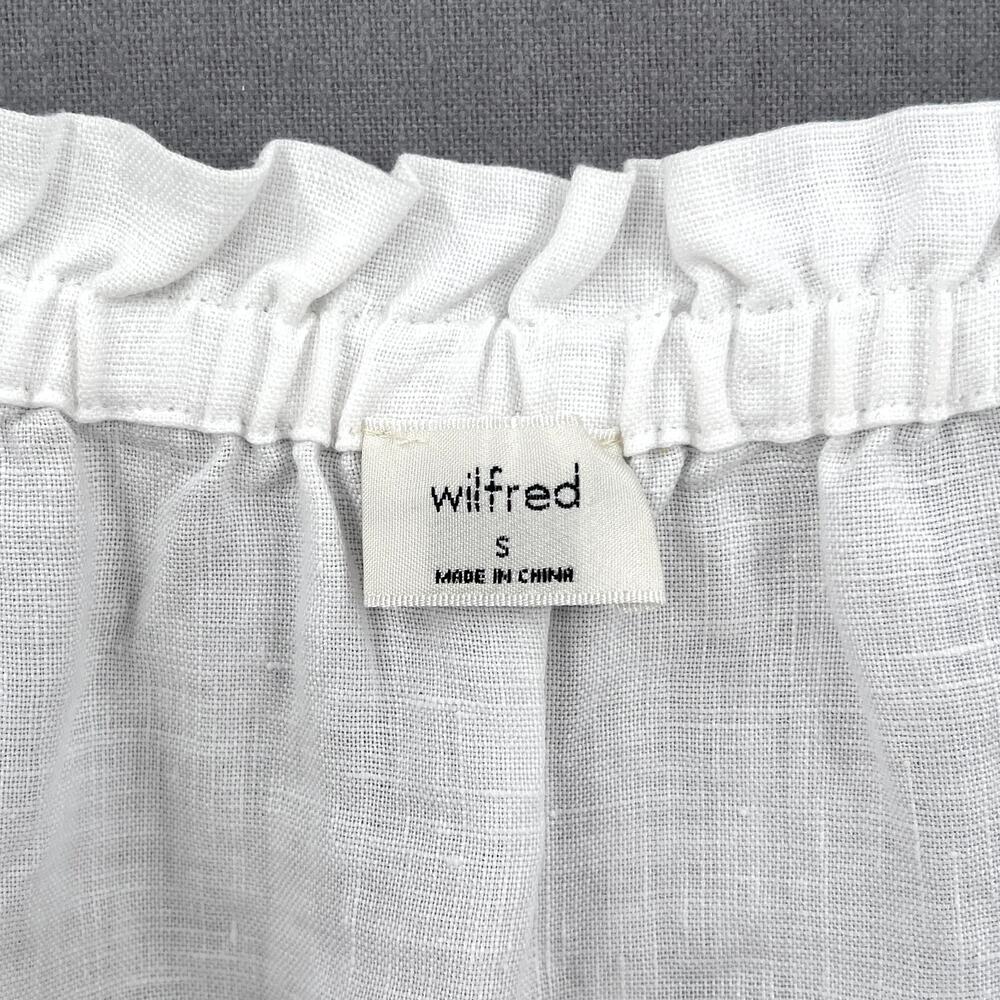 ARITZIA WILFRED Vermeer Linen Camisole Womens Small White Sleeveless Tank NWT - Picture 11 of 15